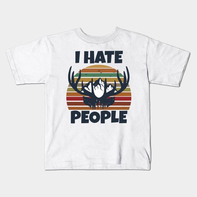 I Hate People Kids T-Shirt by Work Memes